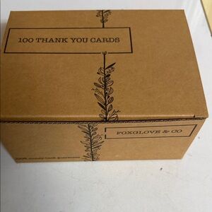 Foxglove & Co Thank You Cards